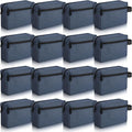 Paterr 16 Pcs Travel Toiletry Bag for Women Men Large Water Resistant Shaving Bag Hanging Cosmetic Bag with Handle and Divider Storage Travel Pouch Case (Dark Blue)