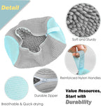 Shoe Washing Machine Bag,Laundry Shoe Bag for Washer and Dryer,Reusable Shoe Cleaning Bag for Sneakers,Tennis Shoes,With Self-locking Zipper, Microfiber Inside,Include Shoe Bag (Pro Grey - 2 Pack)