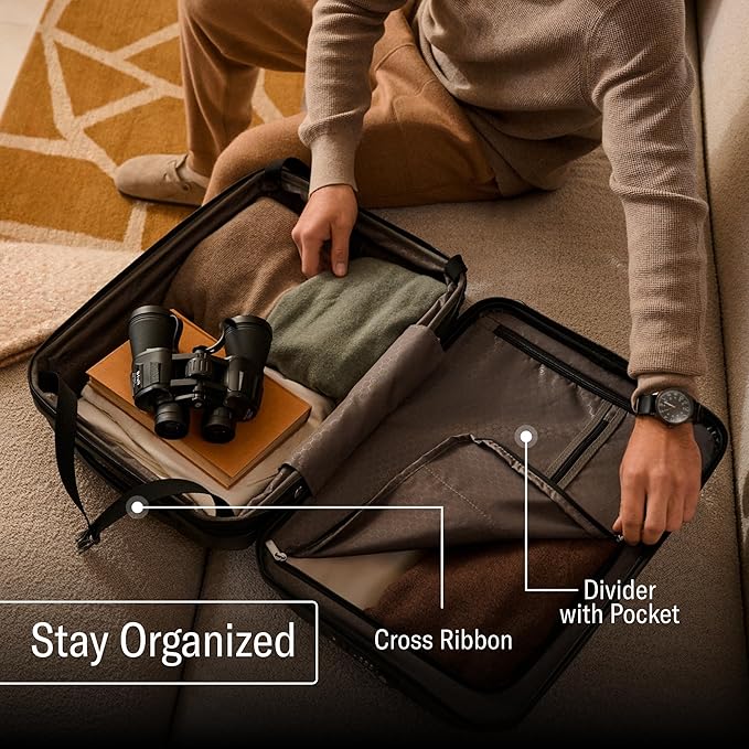 Samsonite Freeform Medium Luggage with Dual 360° Spinner Wheels - Checked Suitcase - TSA Lock, Airline-Approved - Lightweight Durable Polypropylene Expandable Hardshell - White/Grey
