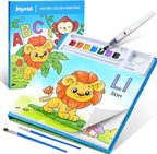 JoyCat Paint with Water Coloring Books for Toddlers, Watercolor Painting Sets for Kids Ages 3-5 4-8, Arts and Crafts Drawing Activities Toy Birthday Gifts for Boys Girls (Animal & Alphabet)