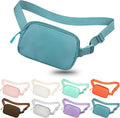 Fanny Pack Crossbody Bag for Women and Men, Belt Bag for Hiking Bum Bag with Adjustable Strap,Casual Cell Phone Pouch?Waist pack for Running Workout Sports Travel Light Blue