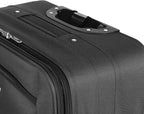 Cosmos 5 Pcs Neoprene Luggage Handle Wrap Soft Grip Handle Cover Luggage Identifier with Hollow Design for Push-Button Handle Trolley Handle and Travel Suitcase Trolley Case (Black)