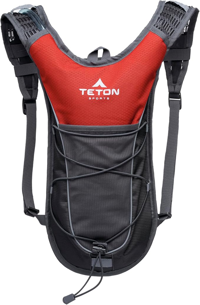 Teton Oasis/Trailrunner Hydration Backpack – Lightweight Water Pack with 2L/3L Bladder for Hiking, Running, Cycling, Biking 18L/22L Sizes – Sewn-in Rain Cover – Fits Men and Women