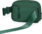 ODODOS Unisex Mini Belt Bag with Adjustable Strap Small Fanny Pack for Workout Running Traveling Hiking, Forest