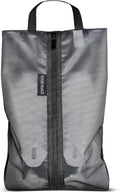 Travel Shoe Bags, Water Resistant TPU Mesh with Zipper, Travel Essentials for Men & Women (Black, 1 Set)