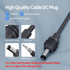 Starlink Gen 3 Power Cord 12V to 57V 4.5A Converter for Starlink Standard Gen 3 Router 12V (10-36V) Step-Up Adapter DC Male Plug Cable for RV No Worry About Voltage Drop or Rise