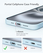 charmast Portable Charger USB C for iPhone 17/16/15, 5000mAh Fast Charging Power Bank with Built-in Type-C Connector, 20W Mini Battery Pack for iPhone 17/16/15 Series, Samsung S25/S24/S23, and More