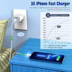 USB C to Lightning Cable [Apple MFi Certified] 2Pack 10FT iPhone Fast Charger Cable Power Delivery Type C Charging Cord Compatible with iPhone 14 13 13 Pro Max 12 12 Pro Max 11 XS XR X 8