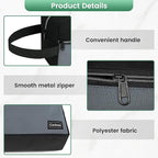 Carbrea Travel Toiletry Bag - Large Travel Bag for Toiletries, Cosmetics, Accessories, Gifts - Black