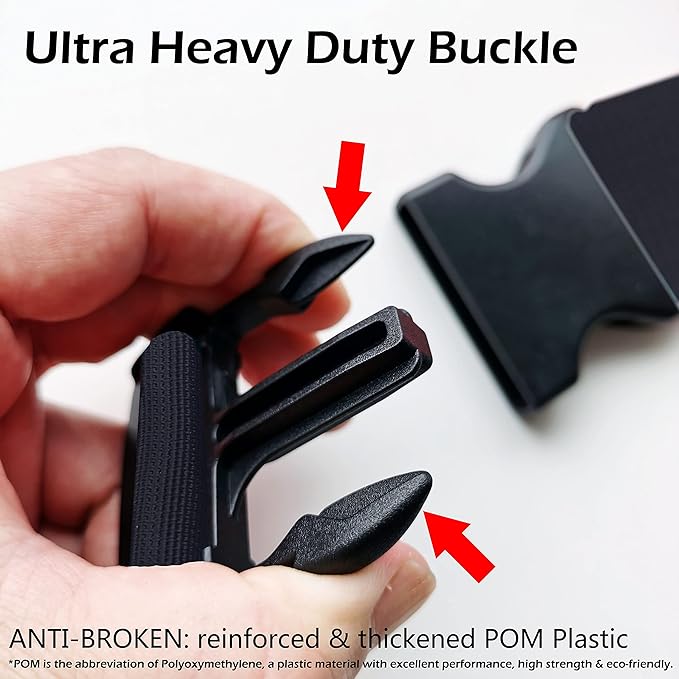 Ultra Long Heavy Duty Luggage Straps for Suitcases/Uprights/Duffels/Bags, 79" Adjustable Travel Packing Belts for Cargo Safety, Sturdy Baggage Strap Belts Multi-Pack