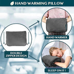 PAVILIA Travel Blanket Pillow, Soft Airplane Blanket 2-in-1 Combo Set, Plane Blanket Compact Packable, Flight Essentials Car Pillow, Travelers Gifts Accessories, Luggage Backpack Strap, 60x43 Gray