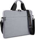 14-15 Inch Laptop Shoulder Messenger Bag Carrying Case Briefcase Slim Protective Computer Sleeve with Handle Strap Pocket for MacBook Acer ASUS HP Surface Dell Chromebook, Gray