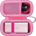 co2CREA Hard Case Compatible with Anker 621 Nano Power Bank 5,000mAh 12W Portable Charger, Pink Case