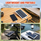 5W Solar Panel Charger, Solar Panels Professional Monocrystalline High Efficiency USB Solar Cell Maintainer for Laptops, Radios and Cell Phones with Solar Generator