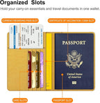 FINTIE Passport Holder, Slim Travel Wallet RFID Blocking Card Case Cover Passport Cover Protector Essentials with Credit Card Slots for Women/Men | Slim, RFID Blocking, Card Case Cover, Essentials, Credit Card Slots
