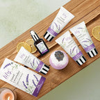 Gifts for Women, Spa Gift Basket for Women, Mother's Day Gift Basket for Mom - 22 Piece Lavender Bath and Body Skin Care Set for Women, Spa Kit | Birthday Gifts, Valentines Day Gift, Christmas Gift