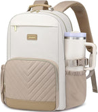 Focdod Laptop Backpack for Women Bookbag: 17 inch Work Backpacks with Pouch Pocket for Large Capacity Cup & USB Charger College Book Bag Travel Business Nurse Teacher Bookbags Anti-theft Back Pack
