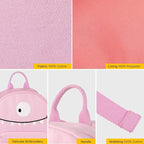 GAGAKU Toddler Backpack with Leash - Mini Kids Backpacks for Girls 2-5 Years Child Safety Backpack 3D Cartoon Animal Anti-Lost Preschool Backpack - Pink