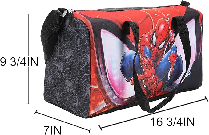 Spider-Man Hero & Mask 5-Piece Duffel Bag Set