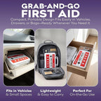 OSHA Compliant First Aid Kit - 10 Person, Type III, ANSI Class A, 111 Pieces Emergency Kit for Business, Office, Home, Vehicle, Truck, Car & Construction Site - Latex Free, Wall Mountable | ProHeal