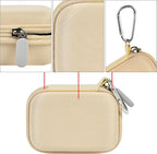 casmilee Portable Charger Power Bank Case for Swyop/for Feob/for Charmast/for JEJILL/for LanLuk/for VEGER/for iWALK/for Taegila/for Kuulaa and More Small Charging Battery Pack - Bag Only (Beige)