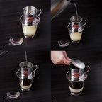 Vietnamese Coffee Filter Maker Press. Screw Down Phin Made in Vietnam. Authentic (1, Medium (8 oz))