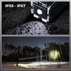 Clemas Telescopic Camping Lights Rechargeable 14000 mAh Led Multifunction Magnetic Lanterns Job Site Lighting Cordless Dimmable Camping Tent Lamp Portable Power Supply 6000LM IPX5 Waterproof