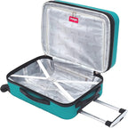 Wrangler Smart Spinner Hardside Luggage, 2 Piece Set, Teal