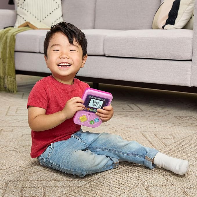 LeapFrog Preschool Game and Go Handheld Video Game Toy, Pink