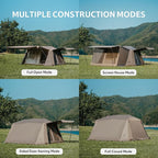 Naturehike Village Instant Tent, Camping Tent with Full Rainfly, Waterproof Large Cabin Tents for Car Camping