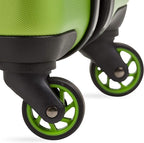 SwissGear 7366 Signature Hardside Expandable Luggage with Spinner Wheels, TSA Lock, Cup-Holder, Green, 3-Piece Set (19/23/27)