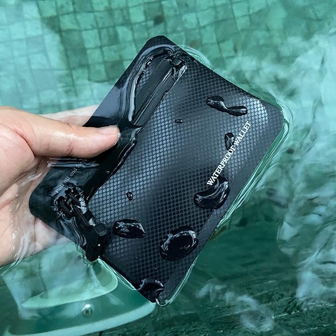 Heavy Duty Airtight Wallet Submersible Waterproof Wallet Protection for Keys, Cards