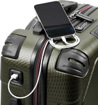 Traveler's Choice Maxporter II Polycarbonate Hardside Trunk with Spinner Wheels, Green, 22-Inch Carry-on Luggage