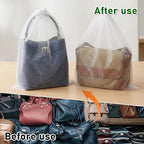 10 PCS White Non-Woven Shoe Storage Bags, Dust Bags for Purses, Travel Shoe Storage-Bag, Breathable Dust-proof Bag, Cloth Storage Pouch, Bag-Covers for Purse, Shoes (2 Sizes)