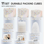 11 Set Packing Cubes for Travel, Gifts for Women Mom,Anti-Tearing Suitcase Organizer,OlarHike Vacation Essentials & Accessories for Cruise Ship