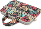 kayond Forest series Black Patten water-resistant Laptop Shoulder Messenger Bag Case Sleeve for 15 Inch 15.6 Inch Laptop