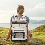 Hulongo Large Waterproof Insulated Cooler Backpack for Men & Women, Leak Proof Cooler Backpack for Camping, Beach, Fishing, Picnic, Travel, Outdoor, 30L, 48Cans