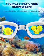 Aegend Swim Goggles, Swimming Goggles No Leaking Full Protection Adult Men Women Youth