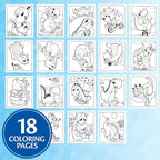 Crayola Color Wonder Prehistoric Pals, Dinosaur Coloring Pages, Mess Free Coloring for Toddlers, Dinosaur Toys, Toddler Travel Activity & Gifts