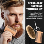 14 Pcs Bath & Body Gift Set for Men, Father's Day Gifts, Beard Grooming, Home Spa & Self Care Gift Basket, Shave Gel, Leather Bag, Christmas, Birthday, Anniversary, Dad, Husband, Boyfriend
