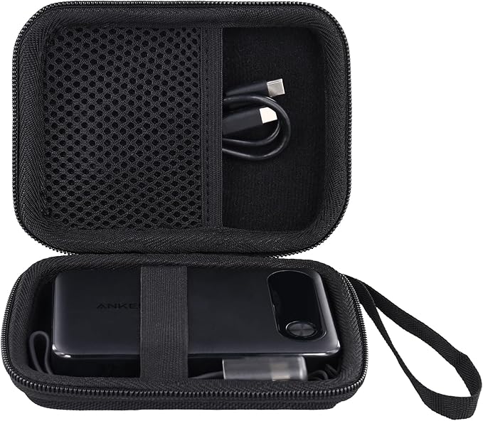 khanka Hard Case Replacement for Anker Power Bank, 10,000mAh 10K 22.5W Portable Charger,Case only. (Black)