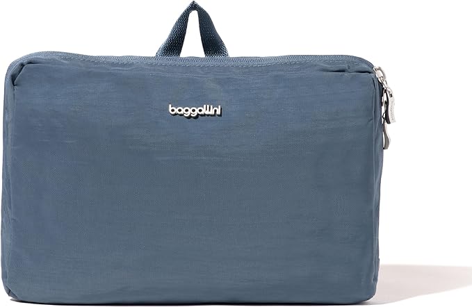 Baggallini Carryall Expandable Lightweight Travel Tote 22" Packable Folding Compact Nylon Washable Weekender w/Luggage Sleeve