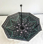 URAWESO Vintage Lace Parasol Gothic Lolita Umbrella UV Sun Protection Witch Cosplay Photoshoot Props Party Decoration