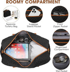 Travel Duffle Bag Weekender for Women - 38L Carry-On Overnight Personal Item Bag with Shoe Compartment & Wet Pocket Weekend Tote Bags with Toiletry Hospital Bags for Labor and Delivery