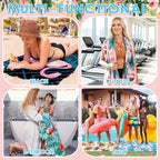 FuWeave 6 Pcs 72 x 36 Microfiber Oversized Beach Towels Large Absorbent Thin Compact Lightweight Sand Free Quick Dry Towels Pack for Travel Pool Yoga Gym Sports Beach Accessories(Flamingo)
