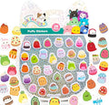 Original Squishmallows Squishy Sticker Book for Kids, Scrapbook, Journaling, Laptop Sticker Pack for Kids Crafts