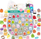 Original Squishmallows Squishy Sticker Book for Kids, Scrapbook, Journaling, Laptop Sticker Pack for Kids Crafts