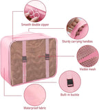 Packing Cubes for Travel - 10 Set Luggage Organizer Bags for Family, Mesh Breathable Travel Packing Cubes for Suitcases Durable Essentials Bags Set