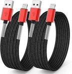 [ Apple MFi Certified ] iPhone Charger 6ft, Long Lightning to USB Cable 6 Feet, Fast Apple Charging Cable Cord 6 Foot for iPhone 14 Pro Max/13 Pro Max/12 Mini/11 Pro/11/XS/XR/8/7/6s/iPad,Air