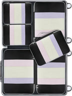 BAGAIL 6 Set/8 Set/10 Set Packing Cubes Various Sizes Packing Organizer for Travel Accessories Luggage Carry On Suitcase